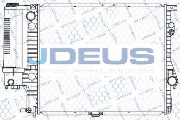 JDEUS 005M58 Радіатор, охолодження двигуна