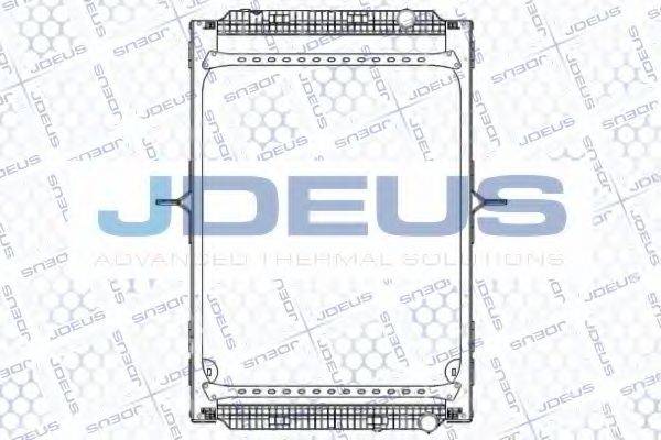 JDEUS 123M19A Радіатор, охолодження двигуна