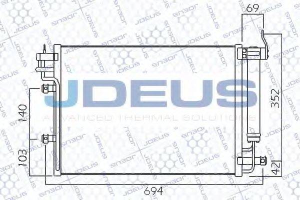 JDEUS 765M23 Конденсатор, кондиціонер