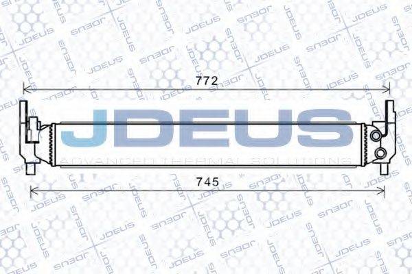 JDEUS 025M14 Низькотемпературний охолоджувач, інтеркулер