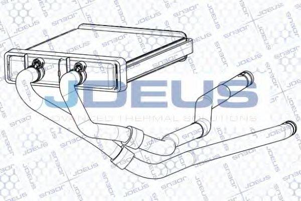 JDEUS RA2140071 Теплообмінник, опалення салону