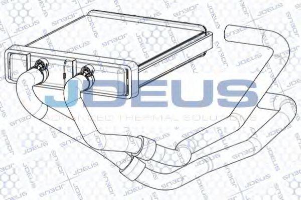 JDEUS RA2140081 Теплообмінник, опалення салону