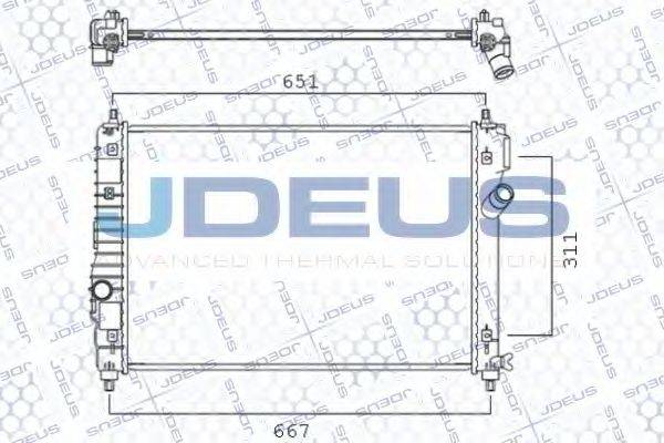 JDEUS 056M13 Радіатор, охолодження двигуна