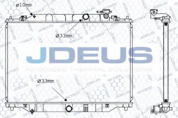 JDEUS 016M39 Радіатор, охолодження двигуна