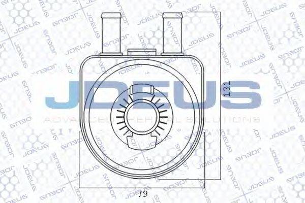 JDEUS 407M21A масляний радіатор, моторне масло