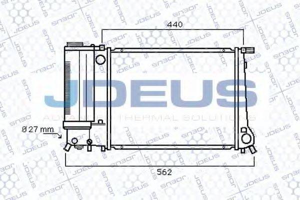 JDEUS 005M59 Радіатор, охолодження двигуна