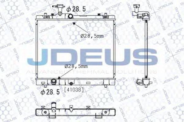 JDEUS 042M25 Радіатор, охолодження двигуна