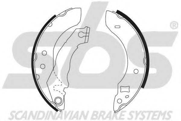 SBS 18492725355 Комплект гальмівних колодок