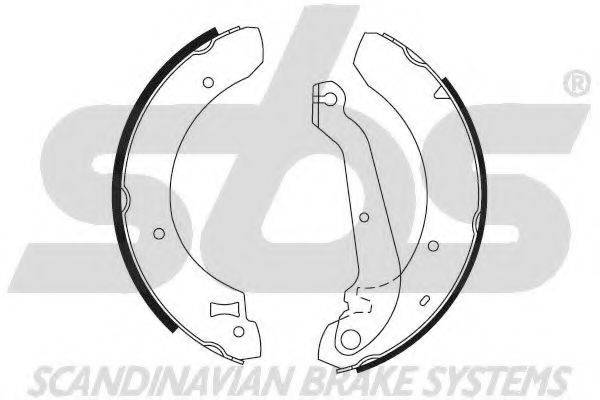 SBS 18492725391 Комплект гальмівних колодок