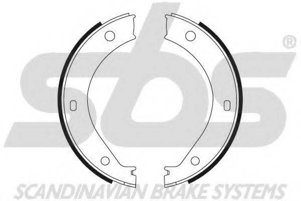 SBS 18492715415 Комплект гальмівних колодок, стоянкова гальмівна система