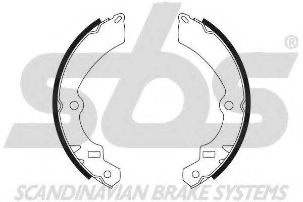 SBS 18492752511 Комплект гальмівних колодок