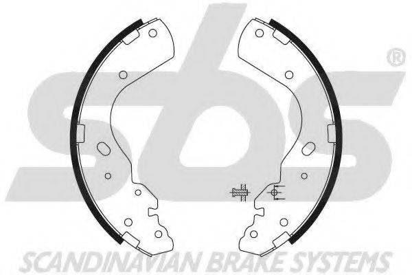 SBS 18492725665 Комплект гальмівних колодок