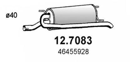 ASSO 127083 Глушник вихлопних газів кінцевий