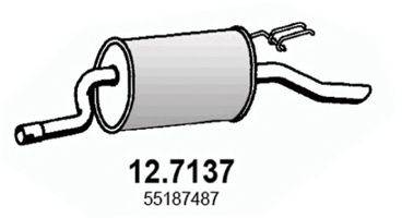 ASSO 127137 Глушник вихлопних газів кінцевий