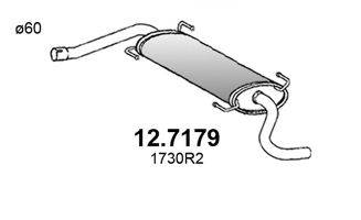 ASSO 127179 Глушник вихлопних газів кінцевий