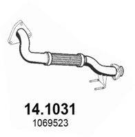 ASSO 141031 Труба вихлопного газу