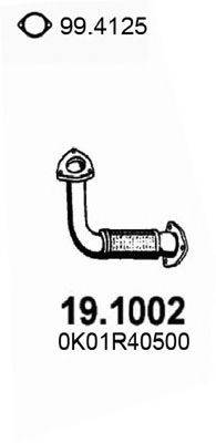 ASSO 191002 Труба вихлопного газу