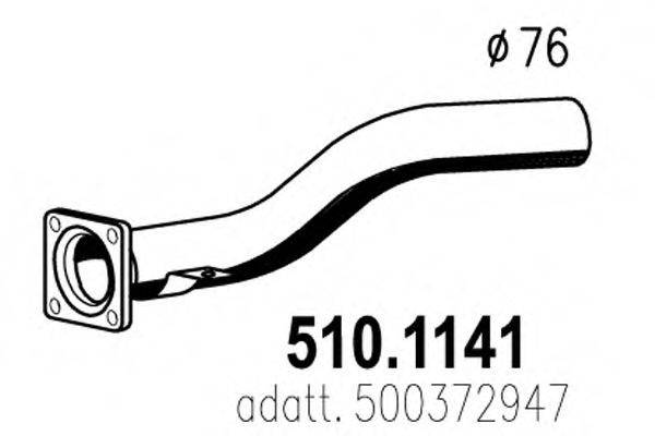 ASSO 5101141 Труба вихлопного газу