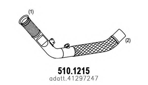 ASSO 5101215 Труба вихлопного газу