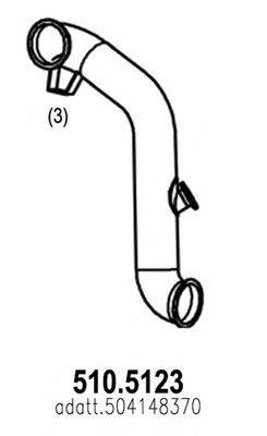 ASSO 5105123 Труба вихлопного газу
