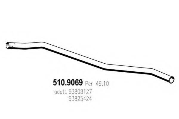 ASSO 5109069 Труба вихлопного газу
