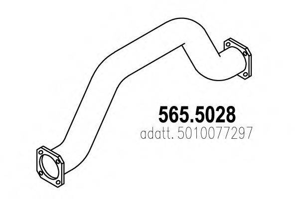 ASSO 5655028 Труба вихлопного газу