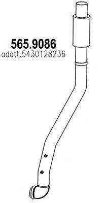 ASSO 5659086 Труба вихлопного газу