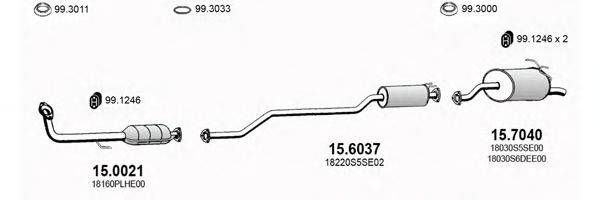 ASSO ART2856 Система випуску ОГ