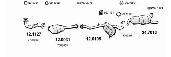 ASSO ART1255 Система випуску ОГ