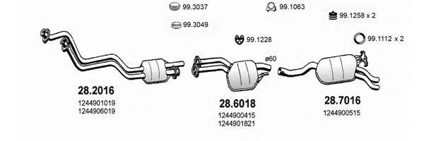 ASSO ART1416 Система випуску ОГ