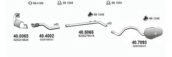 ASSO ART3002 Система випуску ОГ