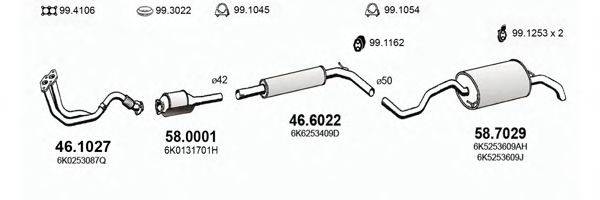 ASSO ART2919 Система випуску ОГ