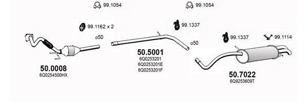 ASSO ART3629 Система випуску ОГ