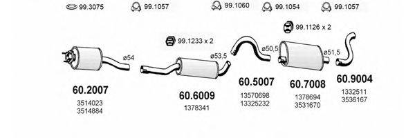 ASSO ART2479 Система випуску ОГ