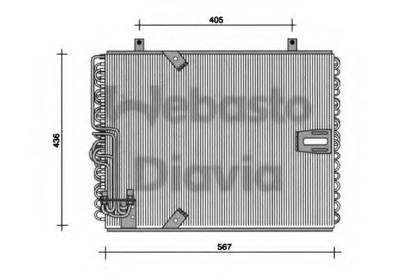 WEBASTO 82D0225015B Конденсатор, кондиціонер