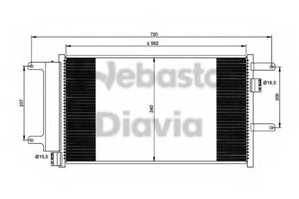 WEBASTO 82D0225662A Конденсатор, кондиціонер