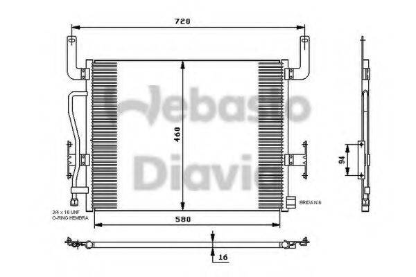 WEBASTO 82D0226239MA Конденсатор, кондиціонер