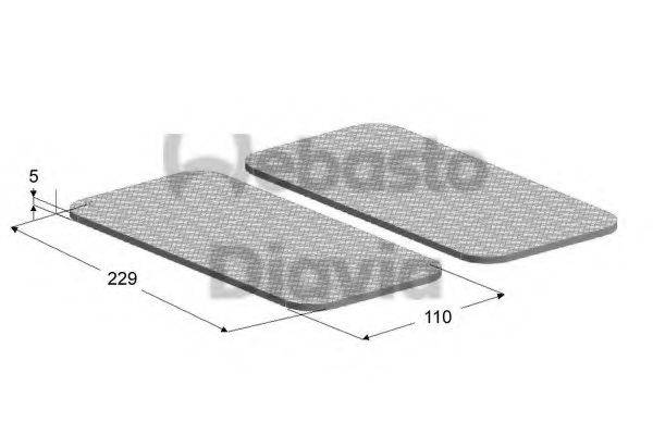 WEBASTO 82D0325147A Фільтр, повітря у внутрішньому просторі