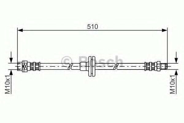 BOSCH 1987476056 Гальмівний шланг