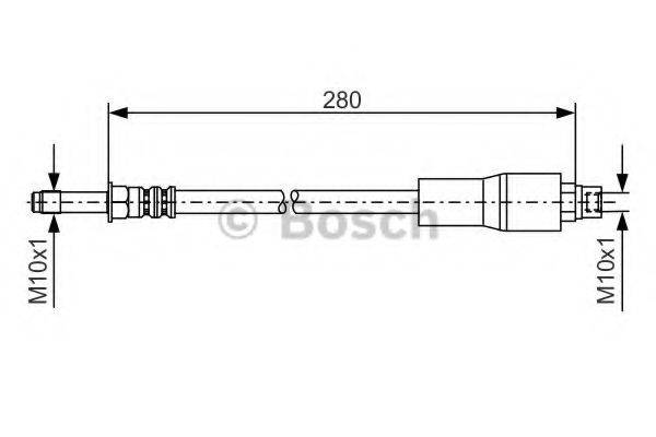 BOSCH 1987476173 Гальмівний шланг