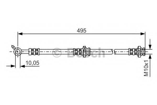 BOSCH 1987476399 Гальмівний шланг
