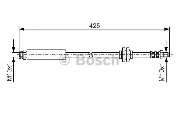 BOSCH 1987476451 Гальмівний шланг