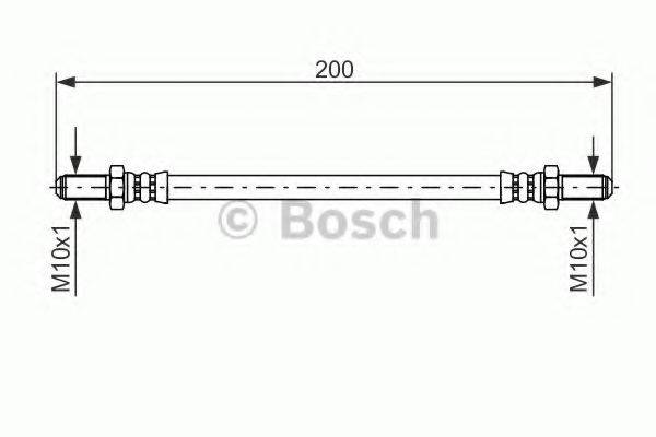 BOSCH 1987476587 Гальмівний шланг