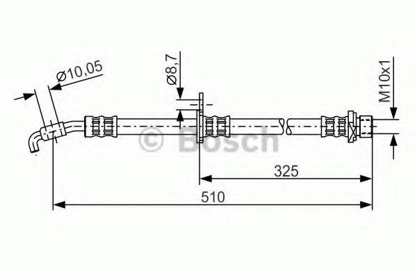 BOSCH 1987476764 Гальмівний шланг