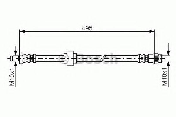 BOSCH 1987476953 Гальмівний шланг