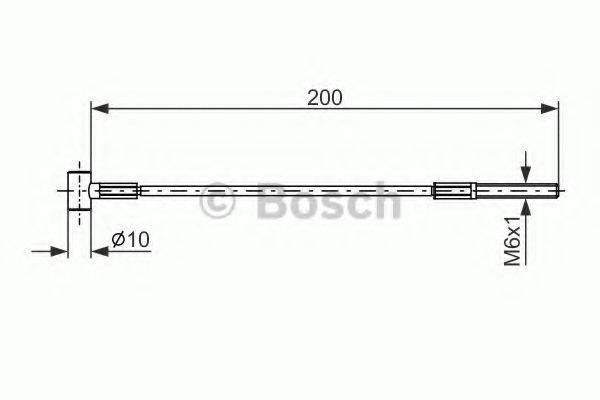 BOSCH 1987477979 Трос, стоянкова гальмівна система