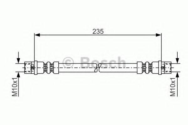 BOSCH 1987481008 Гальмівний шланг