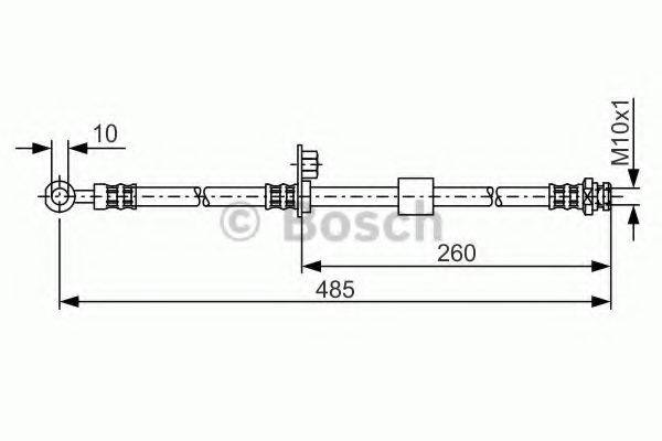 BOSCH 1987481054 Гальмівний шланг