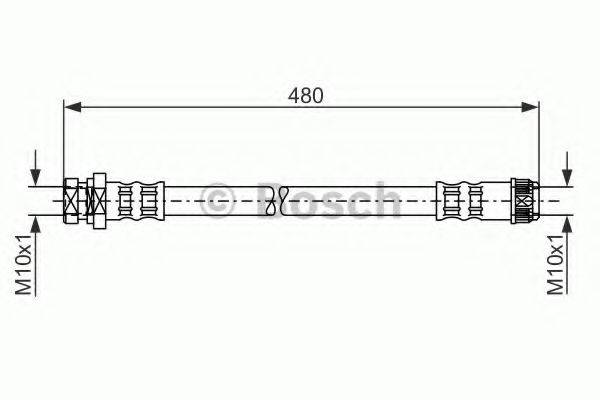 BOSCH 1987481074 Гальмівний шланг