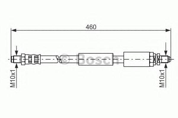 BOSCH 1987481114 Гальмівний шланг